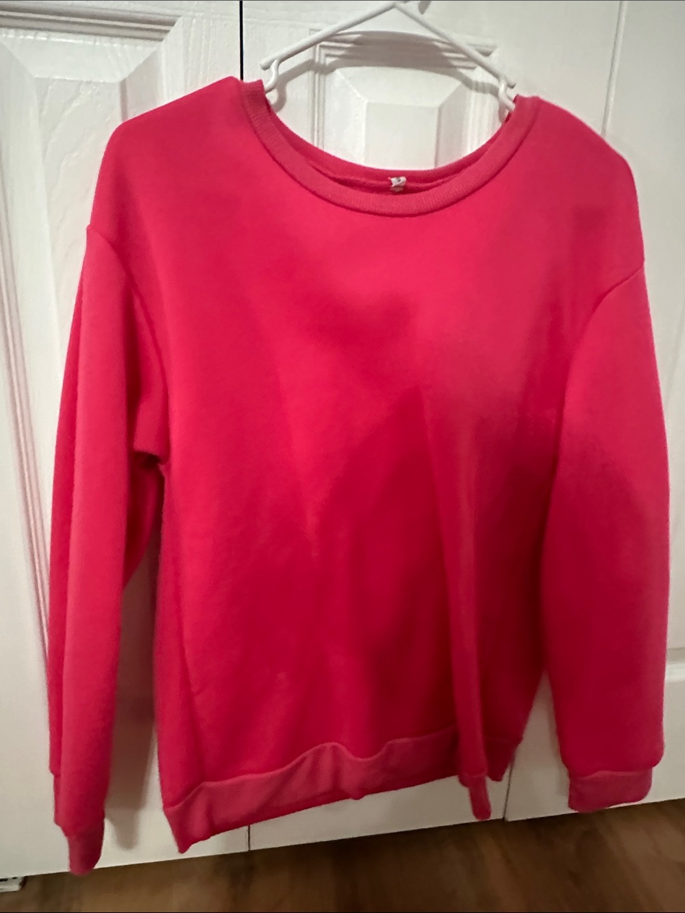 Everyday Crewneck Sweatshirt in Vibrant Pink